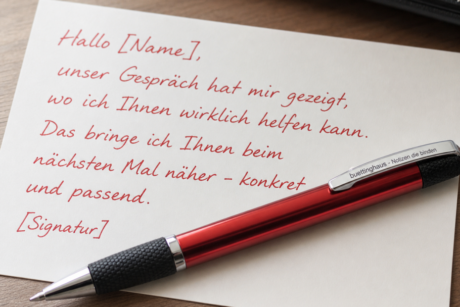 Starterset rot + Grußkarte